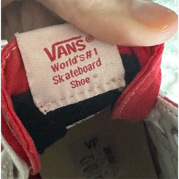 Vans Authentic Red Custom Dip - Picture 10 of 11